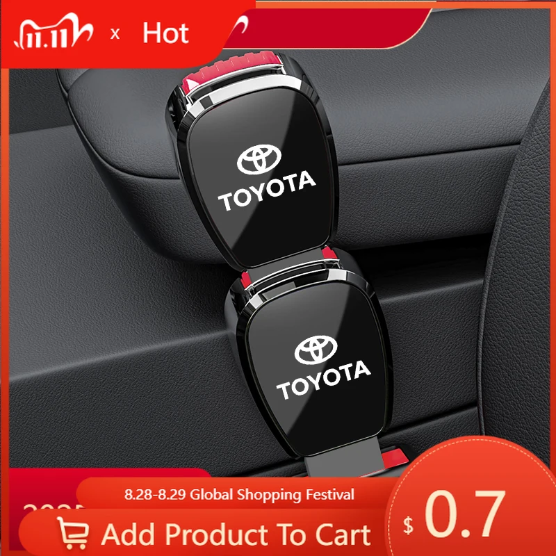 

Fot Toyota 2026, новинка для Toyota 2026, новые колпаки ступицы, автомобильный зажим для ремня безопасности, удлинитель, замок ремня безопасности, пряжка, аксессуары для Toyota