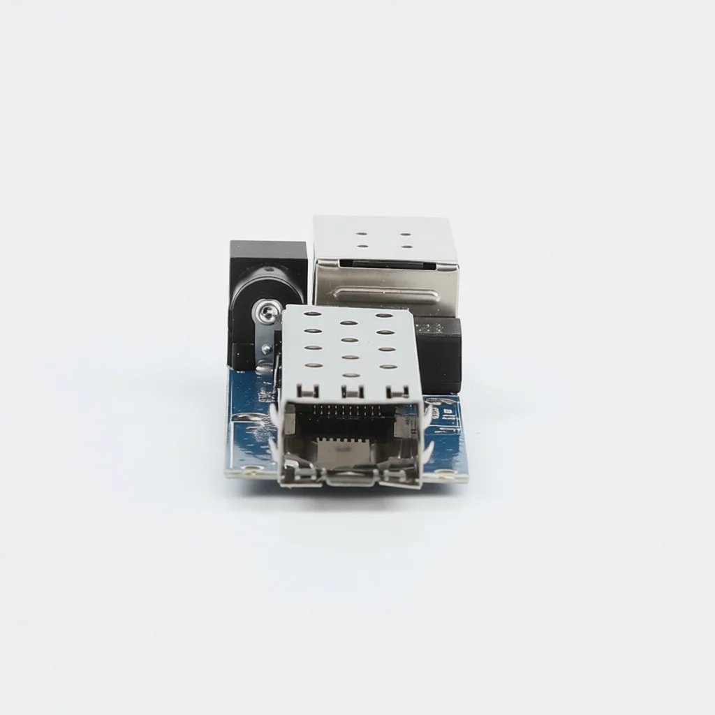 LHGD SFP Gigabit Fiber Optic Transceiver Motherboard 1.25G Optical To Electrical Signal Converter PCBA Industrial Network Device