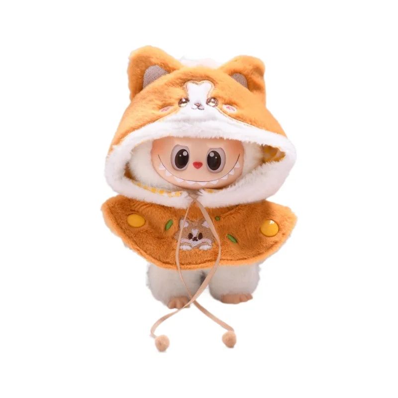 Only Clothes The First And Second Generations Labubu Doll Clothes Puppy Shark Cape Cape Fashionable And Cute Set Change Clothes