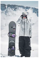 JOHN SNOW Snowboard Jacket Pants Female Tracksuit Mountain Skiing Suites Winter Women Men Snow Suits Sports Waterproof  Ski Sets