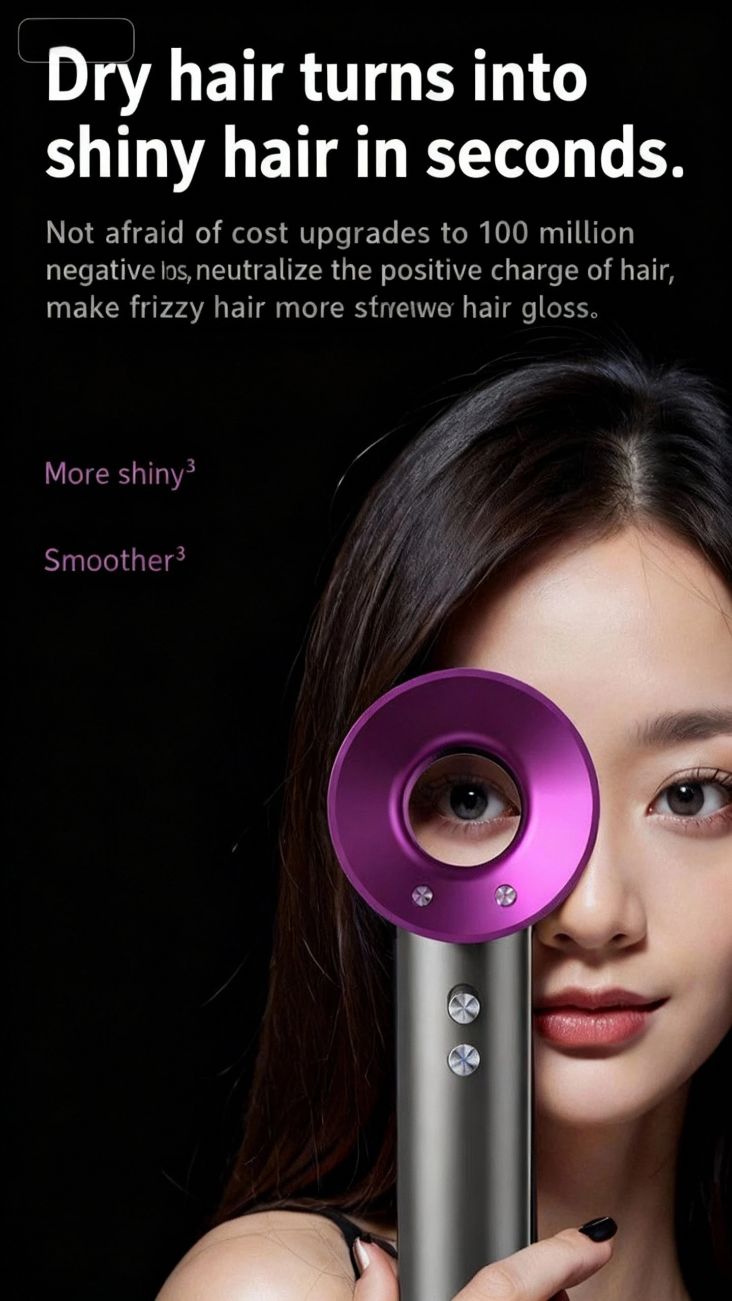 5 in 1 Professional Hair Dryer, with Hot and Cold Air Functionality - Lightweight and Thermostatic Styling Tool for Smooth Hair gallery 4