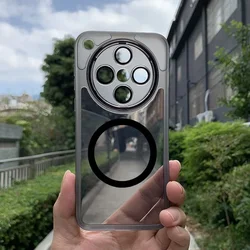 For OPPO Find X8 Pro X7 Ultra MagSafe Camera Protection Film Case For Find X6 Pro X8S Plus Soft Silicone Shockproof Clear Bumper