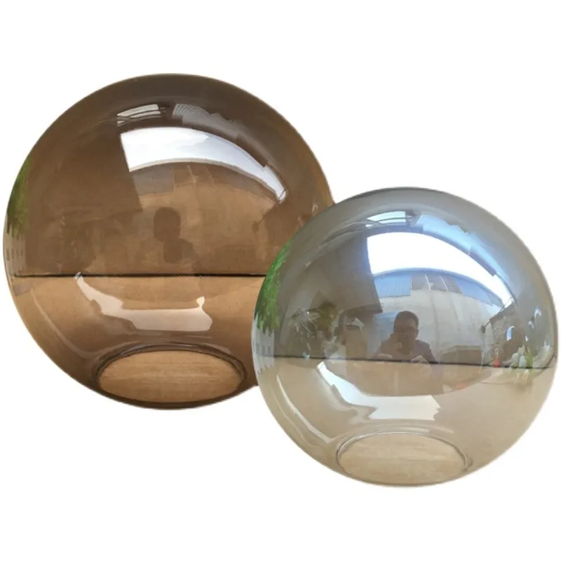 Clear White Gray Replacement Glass Shade for Magic Bean Chandelier Pendant Light Color Fading Blue Globe Lampshade Fitting