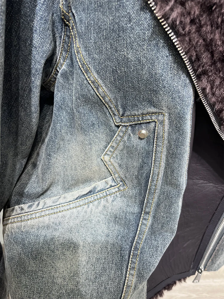 2025年女性用冬物天然メリノ羊毛襟付きダックダウンジャケット、スイートスタイル高級婦人コート、ストリートウェア