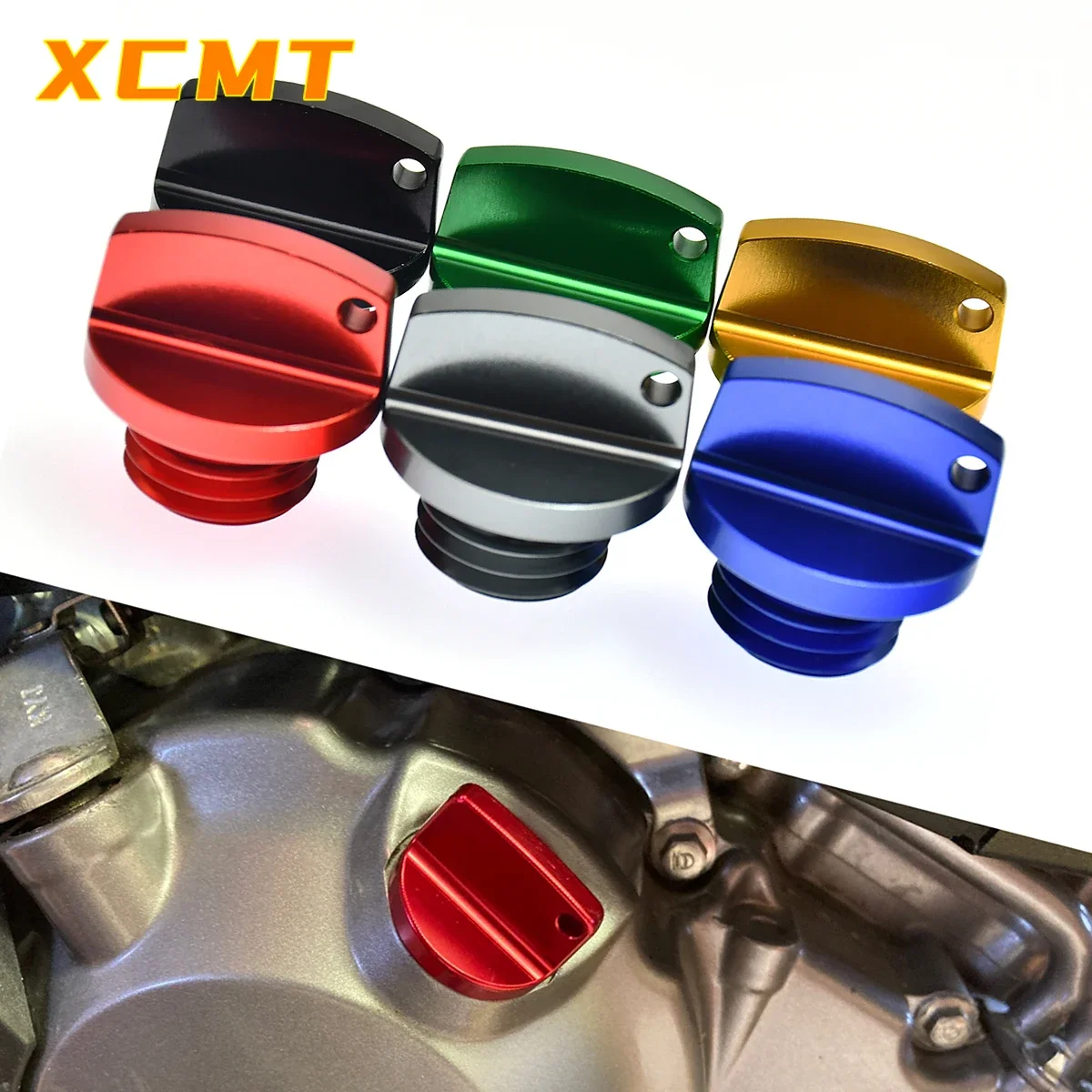 CNC Motorcycle Accessories M20*2.5 Oil Filler Cap Plug For Honda Yamaha Suzuki Kawasaki DUCATI CBR 250RR 1000RR YZ250F YZ450F