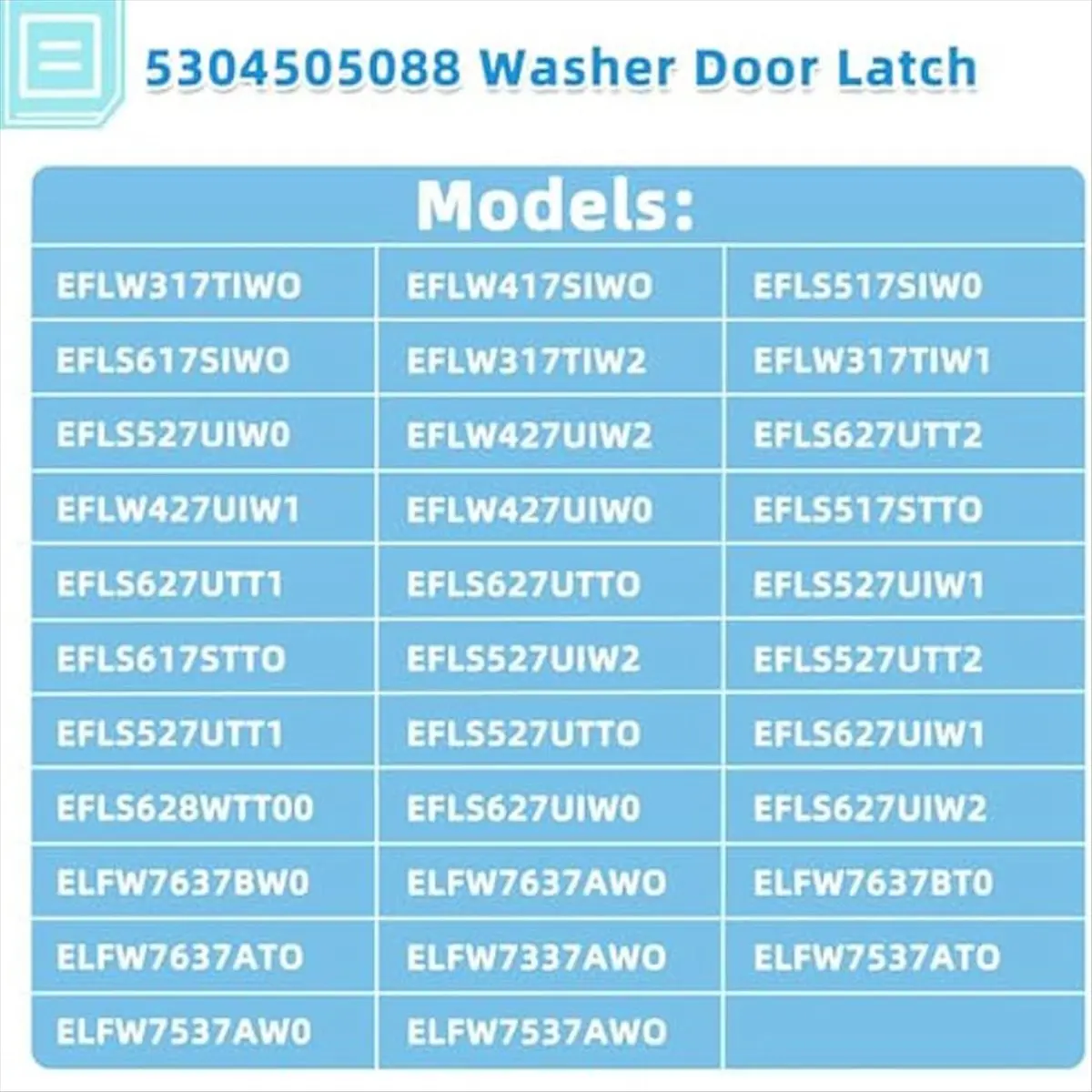 ABFW 1Pack 5304505088 Washer Door Strike Replacement for Washer Door 4452319 AP6031188 PS11766033