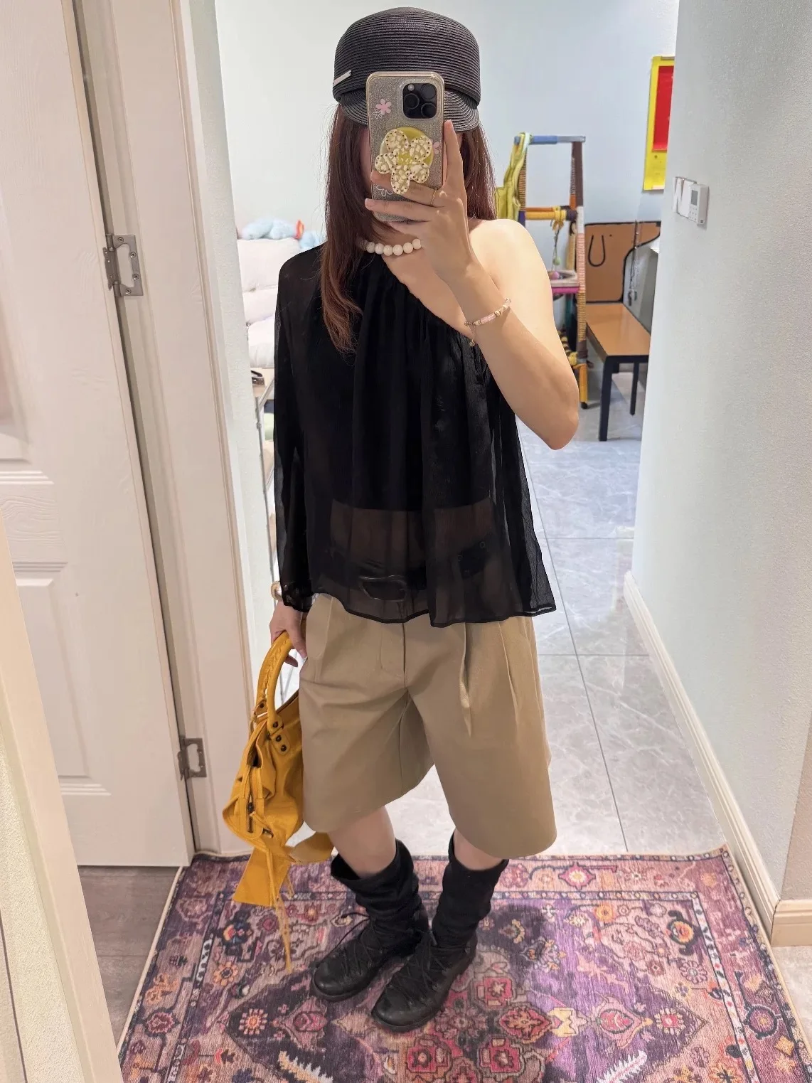 Office-style high-waisted straight-leg suit pants for women - 2026 summer new style loose-fitting five-pocket pants