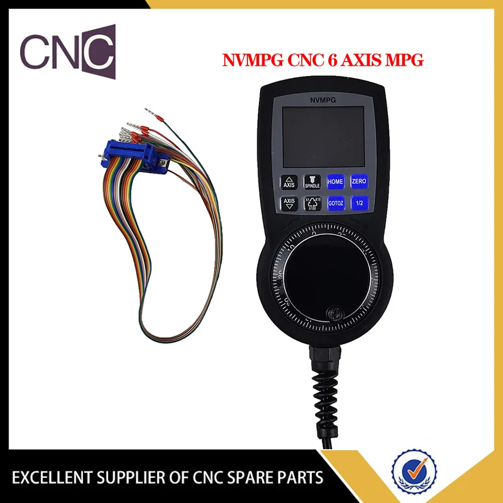Imagem -04 - Nvmpg Cnc Eixos Mpg Gerador de Pulso Manual com Volante & Lcd Mach3 Apenas Use Nossa Empresa v2 Versão Nvum Nvem