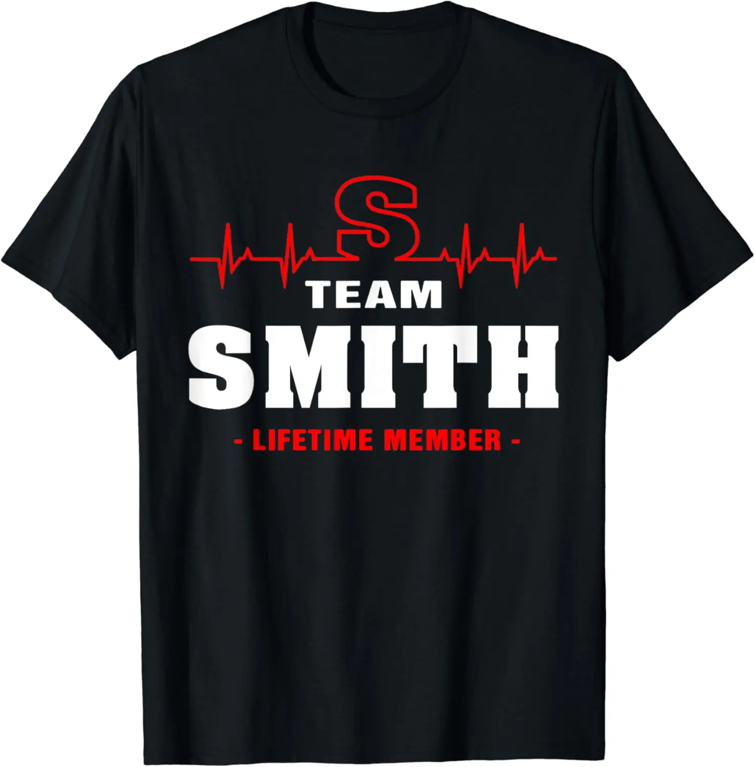 Smith Surname last name Family team Smith lifetime member T-Shirt New Fashion Top Tees