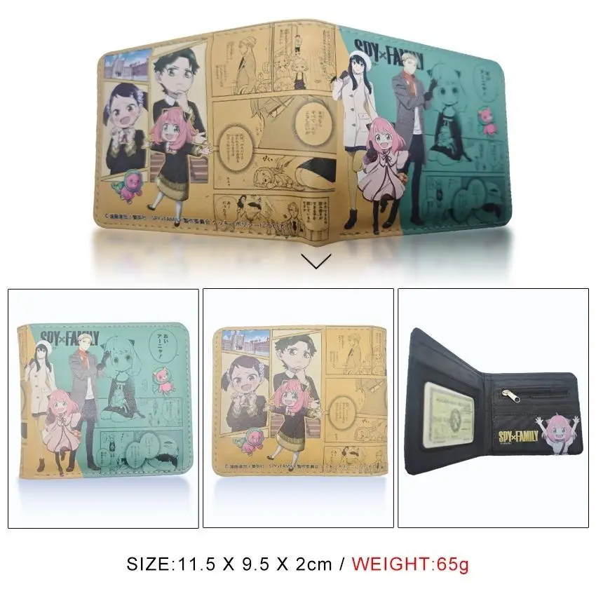 

Spy X Family Anya Merchandise Anime Joel 3D Internet Celebrity Magnetic Wallet High-Value Set Anime