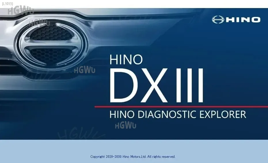 Hino DX3 V1.23.1 Hino Diagnostic EXplorer 3 Diagnostic Software  Great Truck Repair Tool