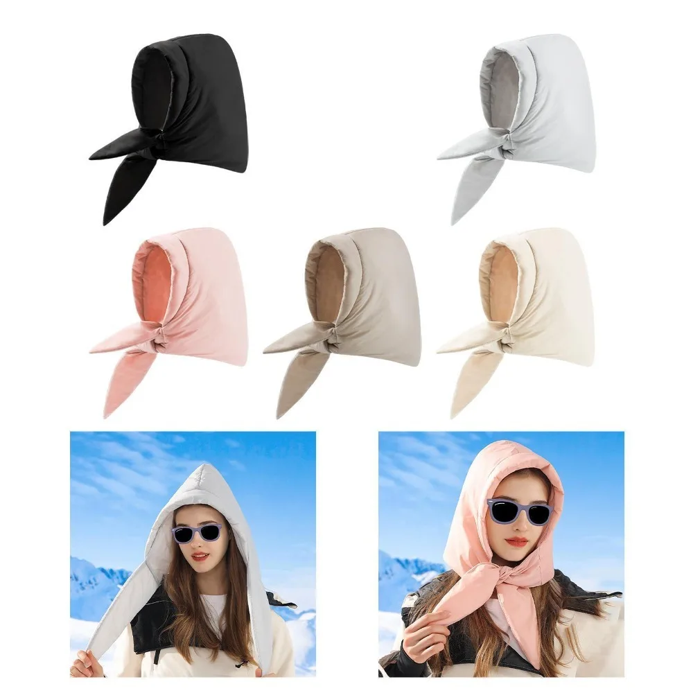 New Warm Headscarf Hooded Waterproof Windproof Neck Scarf Hooded Comfortable Hat Winter