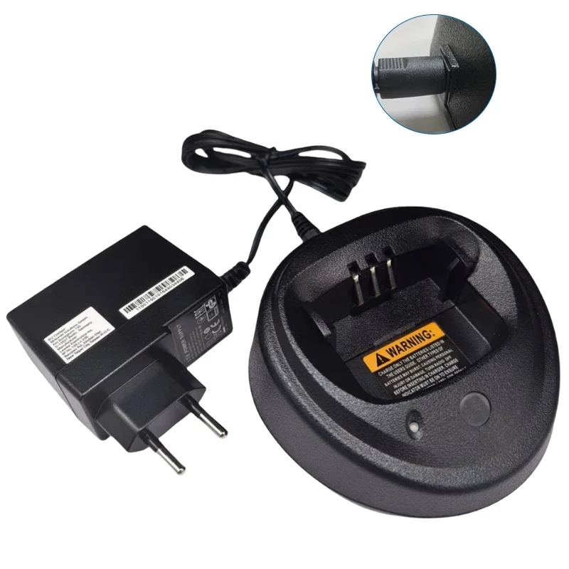 شاحن بطارية متوافق مع موتورولا ، قاعدة شحن لاسلكي ثنائي الاتجاه ، قابس قاعدة ، GP3688 ، GP3188 ، XIRP3688 ، NNTN4497 ، WPLN4138 #5