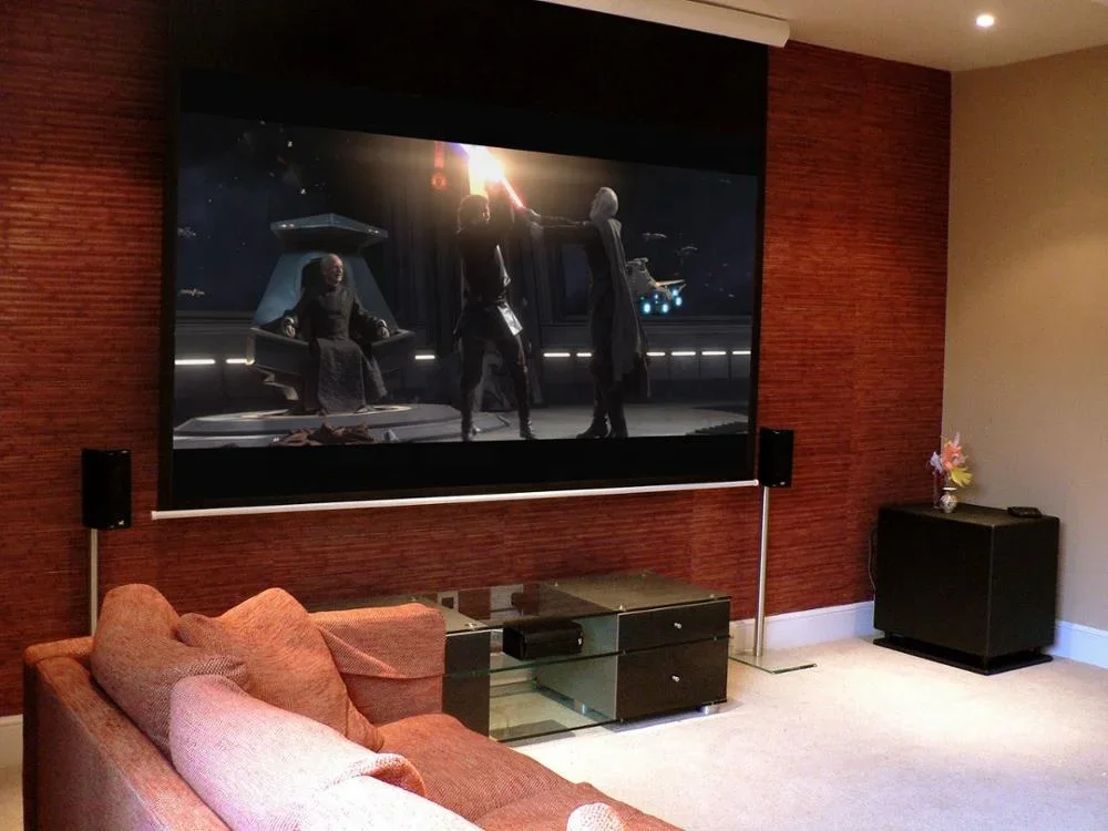 120inch Luxury Motorized Electric Screen Projector, Projection