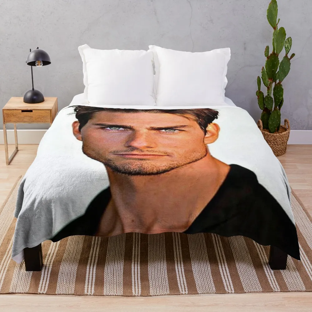 tom cruise Throw Blanket bed plaid Loose Blanket Custom Blanket