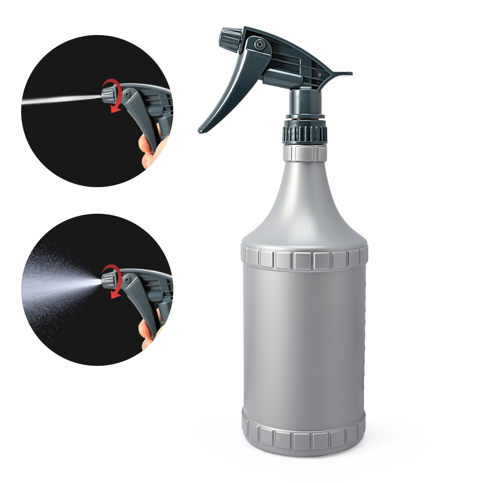 

EHDIS 900ml Sprayer Bottle Plastic Nozzle Hand Trigger Jet/Mist Spray Can Car Cleaning Household Wash Tool Garden Watering Pot