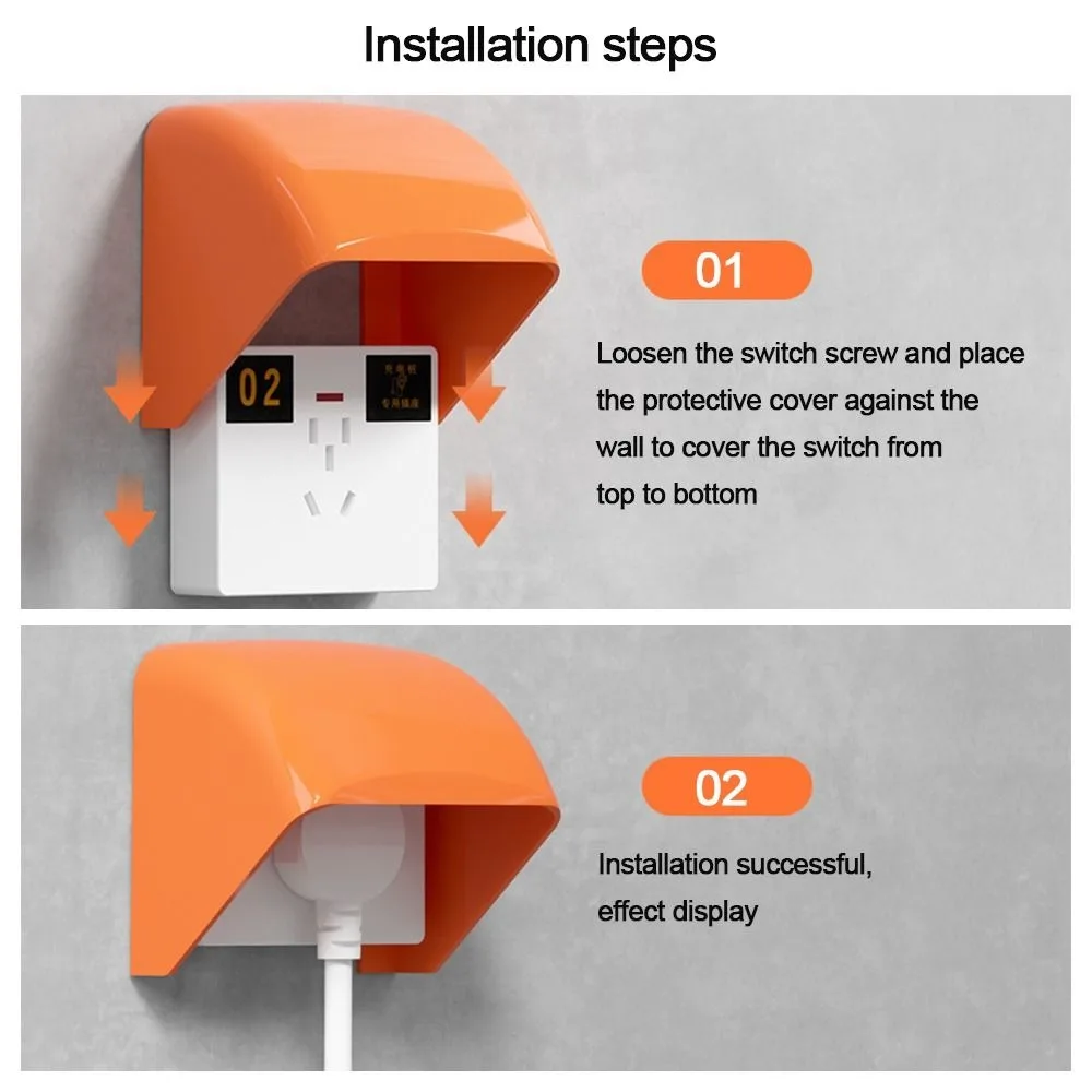 Cover Box 86 Type Outdoor Socket Waterproof Box Switch Protective Cover Electric Plug Rainproof Cover Protection Socket