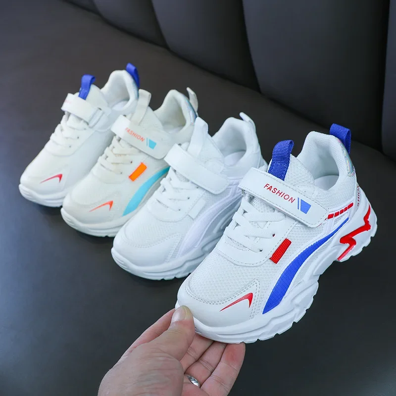 

Childrens Autumn New Sneakers Breathable and Comfortable Casual White Shoes for Girls Soft Soles and Versatile Kid Running Shoes