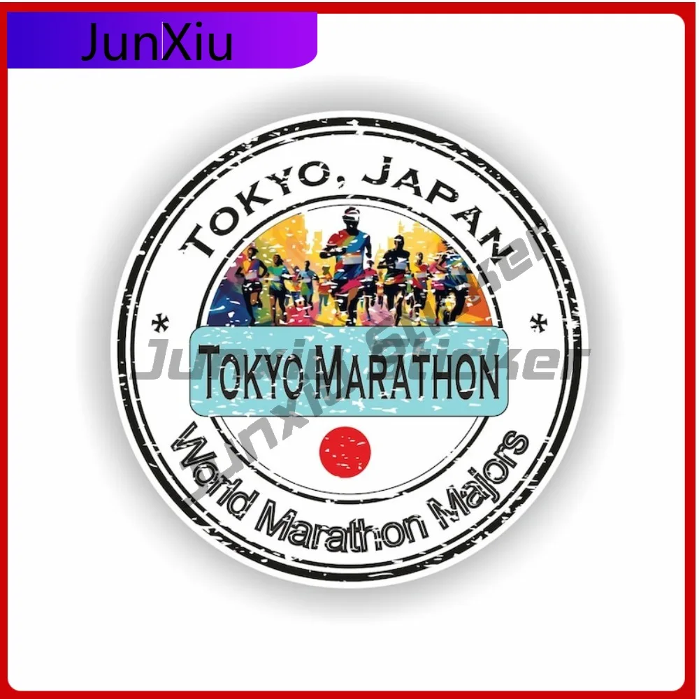 

Tokyo Marathon Japan World Majors Funny Bumper Scratch Cover Car Styling Vinyl Decal For Car Truck SUV Window Bumper Laptop