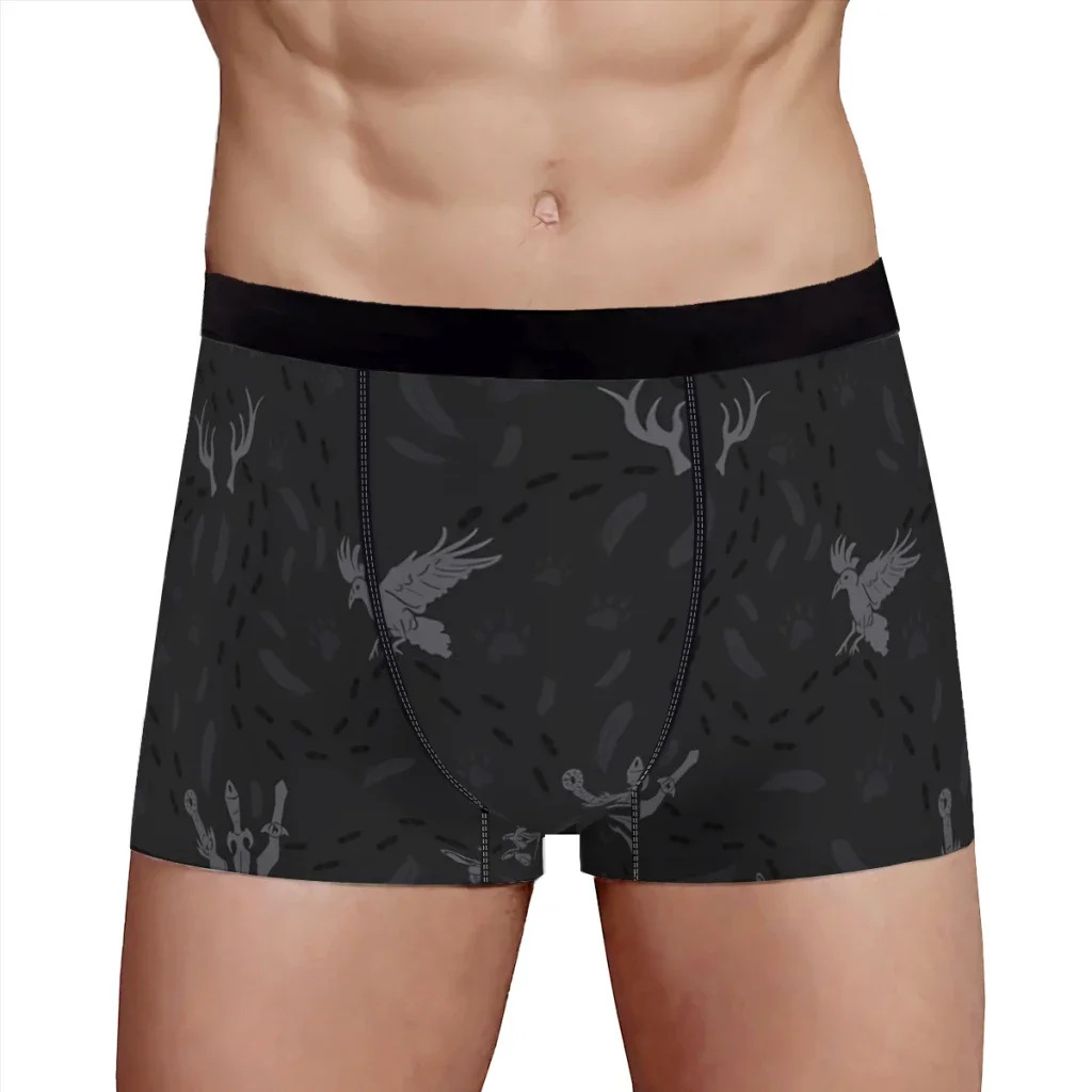 Raven Queen Pattern DnD Game Underpants Breathbale Panties Men's Underwear Ventilate Shorts Boxer Briefs