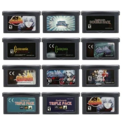 Castlevania Series GBA Game Cartridge 32 Bit Video Game Console Card  Asia of Sorrow Dissonance Circle of The Moon for GBA/NDS