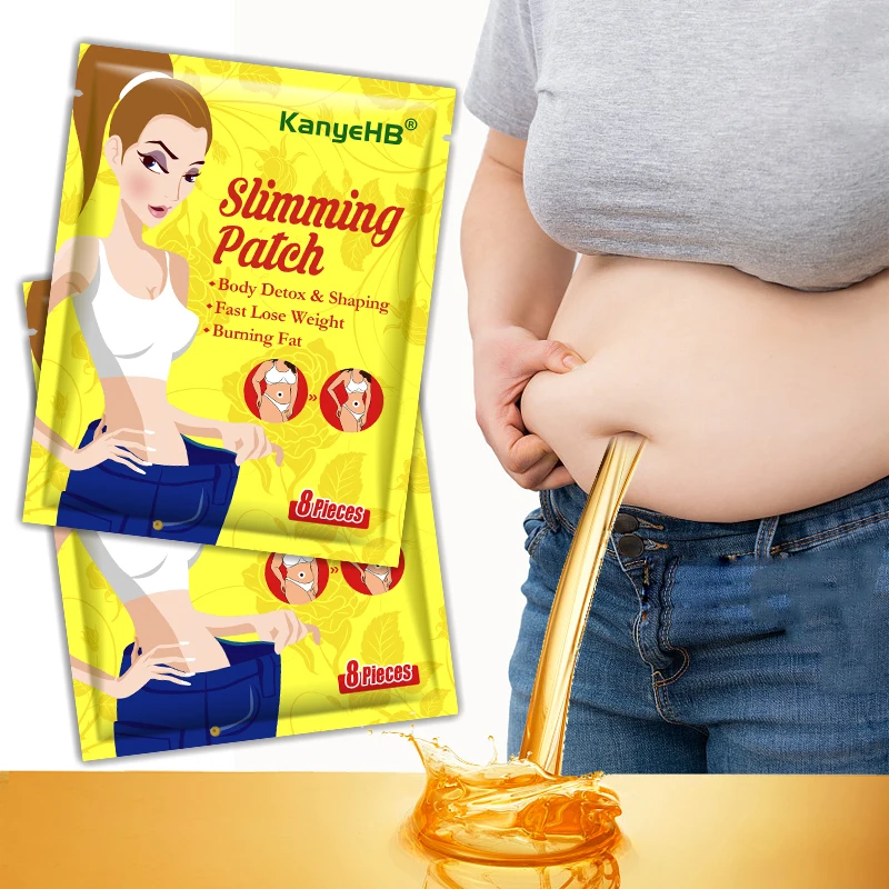 16pcs=2bag Weight Loss Plaster Burn Fat Accelerate Metabolism Reduce Appetite Acupoint Weight Loss Therapy Slimming Patch A842