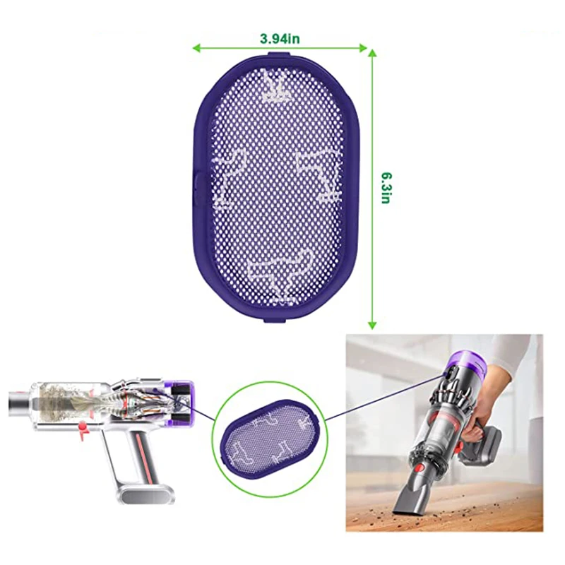 مكنسة كهربائية الغبار مرشحات HEPA لاستبدال دايسون DC30 DC31 DC34 DC35 DC44 DC45 DC56 DC44 أجزاء المكنسة الكهربائية