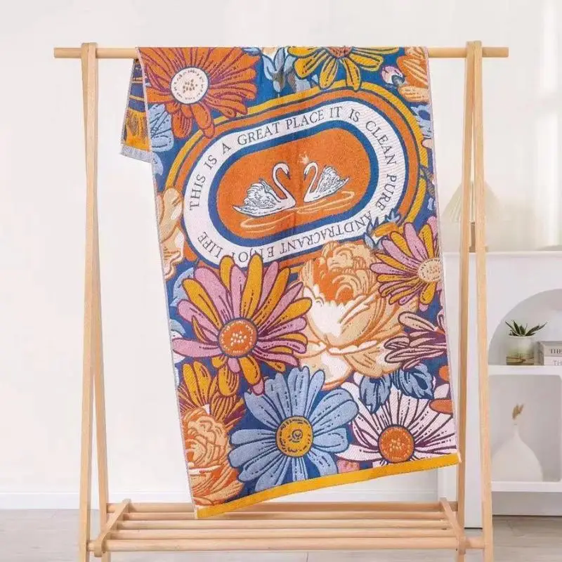 Large 80*160cm 4 Layer Gauze Bath Towel Thick Premium Fabric Super Water Absorption Home Shower