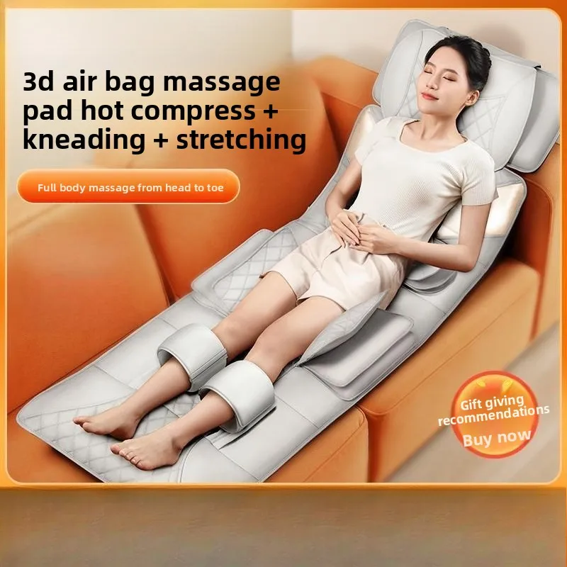 

Массажная подушка с откидной спиной для шеи и спины, для домашнего использования, массажи для талии, спины, шеи и плеч.