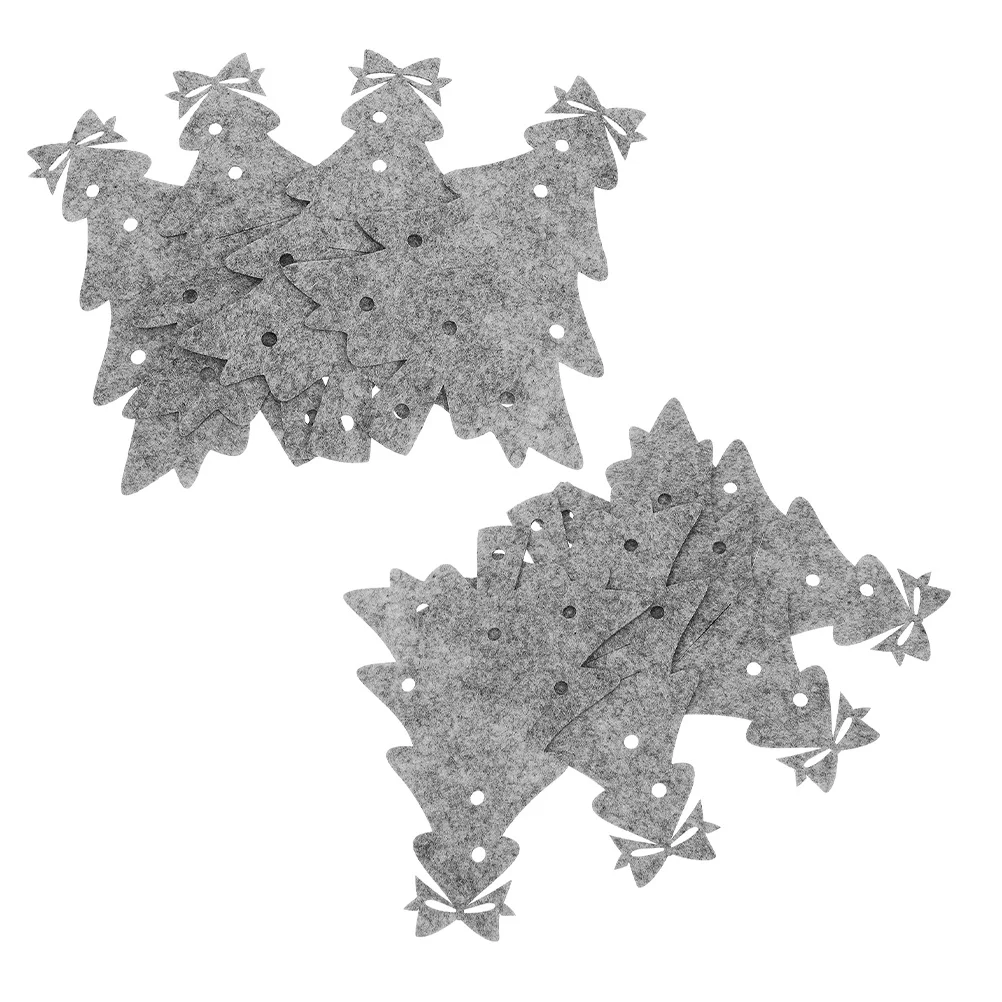 ชุดถุงใส่ช้อนส้อมลายต้นคริสต์มาส 8 ชิ้น ปลอกคลุมมีดส้อมสำหรับเทศกาลคริสต์มาส ของตกแต่งโต๊ะอาหาร ปลอกใส่ช้อนส้อมคริสต์มาส