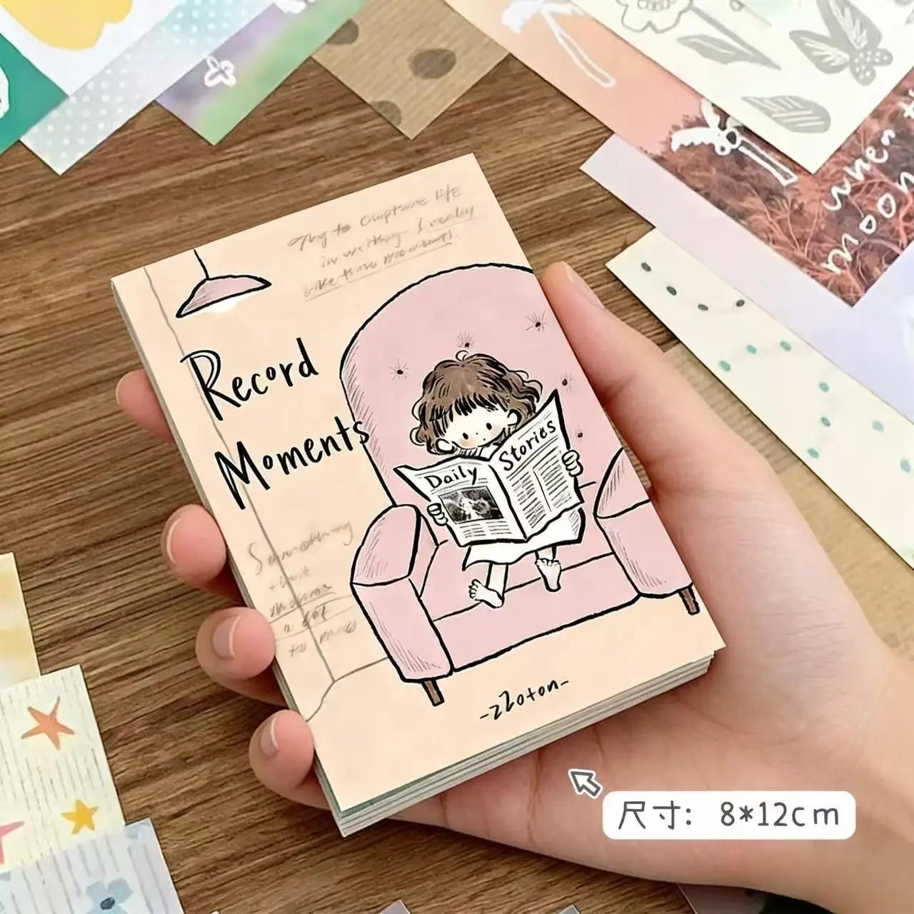 Korean Retro Cute Sulfuric Acid Paper Note Pad Ins High-looking Tearable Thickened Notebook Essential Material This Student Gift