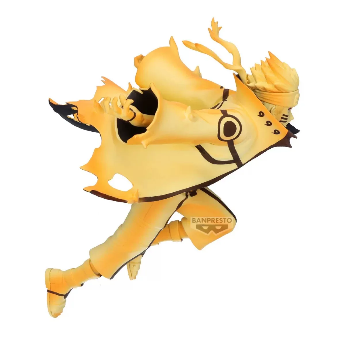 100% Bandai Official Genuine Banpresto VIBRATION STARS Naruto：Shippūden Uzumaku Naruto Kurama Model Anime Figures Statue 17cm