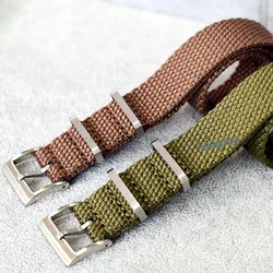 High Quality Nylon Cotton Strap Soft Watchband for Seiko Braid Wristband 20mm 22mm Sport Retro Bracelet for Huawei Watch Gt2/Gt3
