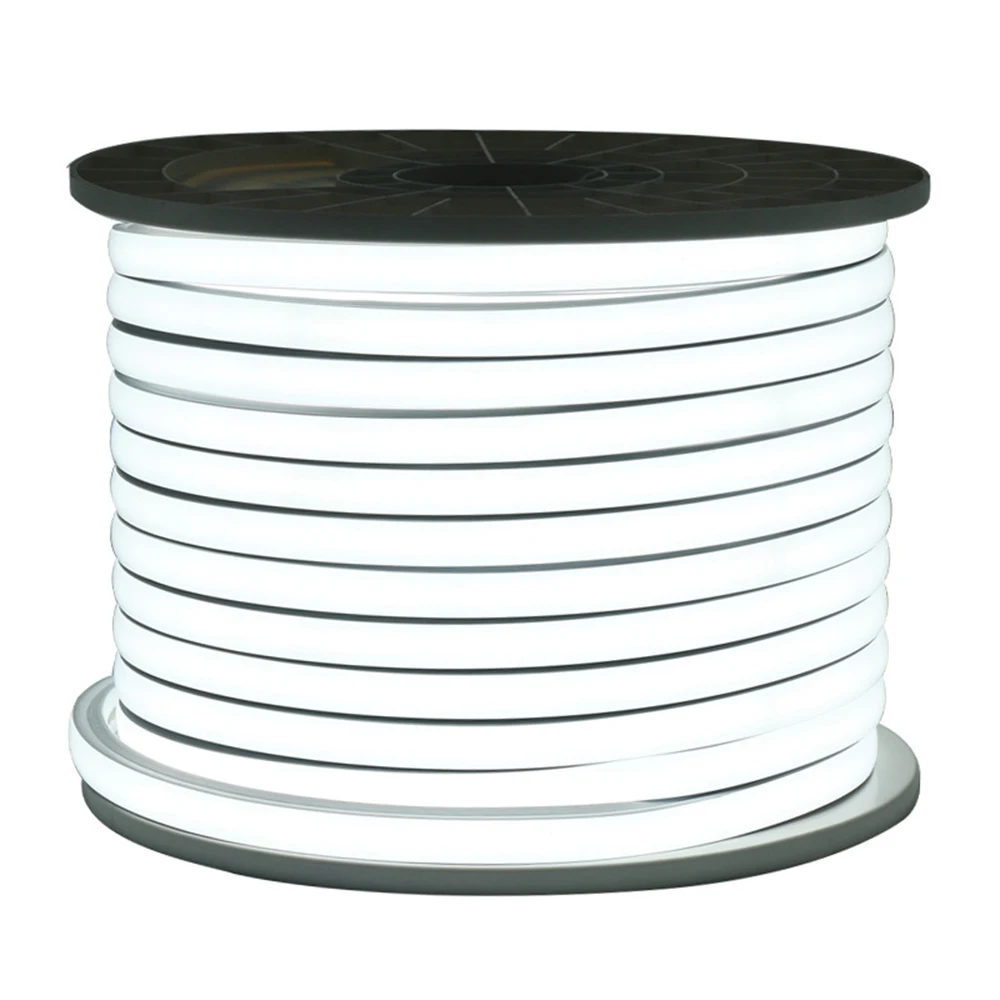 10 m/20 m weiches Silikon-Neonlicht, LED-Streifenlichter, 220 V, hohes Lumen, LED-Band, wasserdichtes Diodenband, Außenleuchte für Heimdekoration – Detail 2