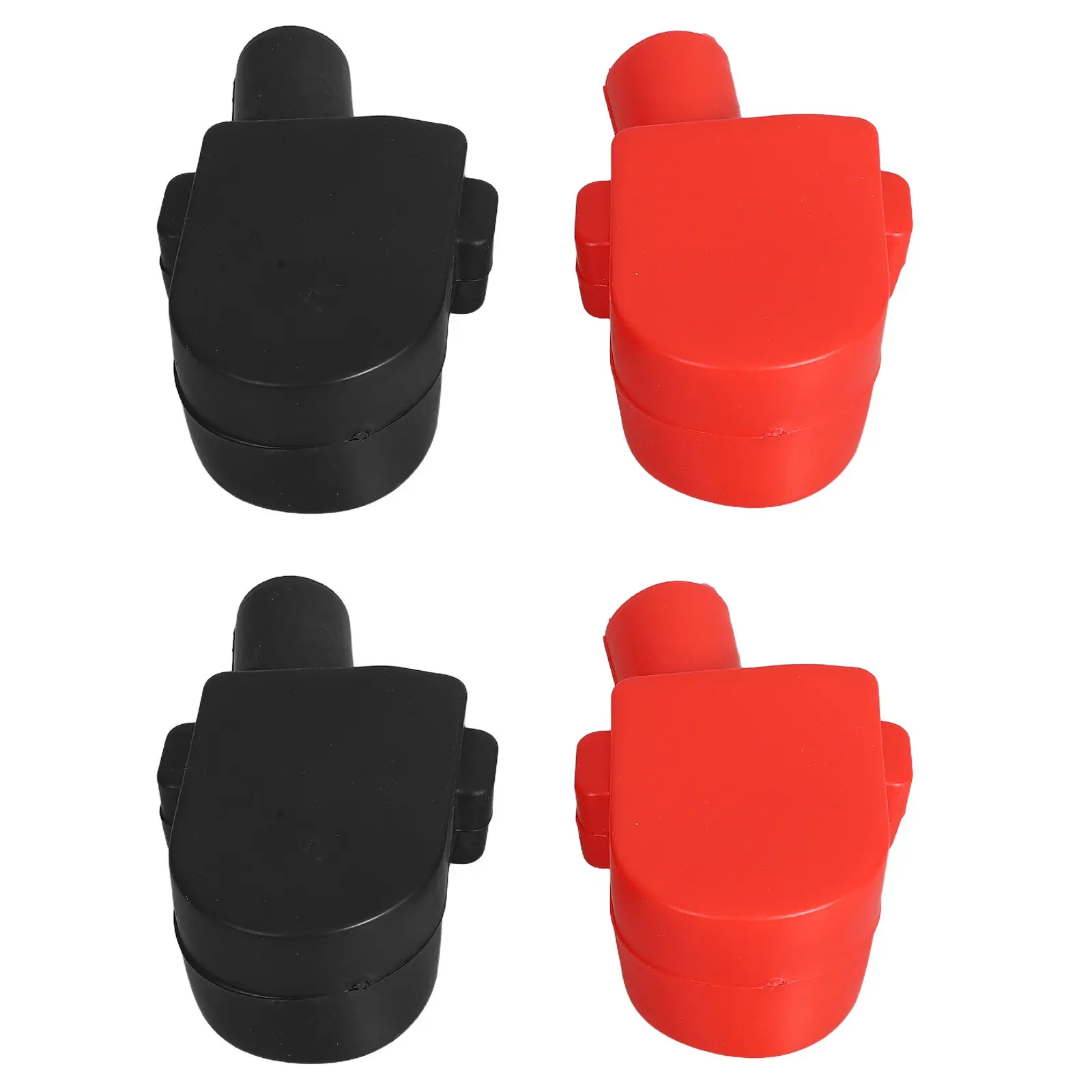

4Pcs Automotive Battery Terminal Covers PVC Flame Retardant Electrical Insulator Protector for Car Suv Truck Post Caps