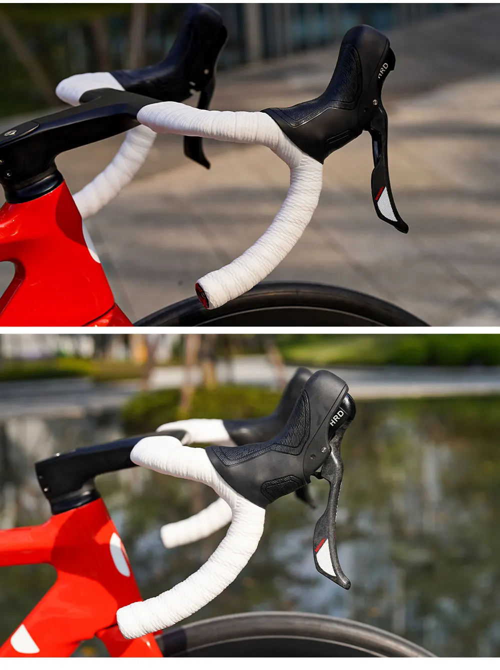 Fahrradlenkerband, 2 Stück, mit Endstopfen, Silikon-Lenkerband, Stoßdämpfung, rutschfest, langlebig, Fahrradwickel für Rennrad, NEU – Detail 13