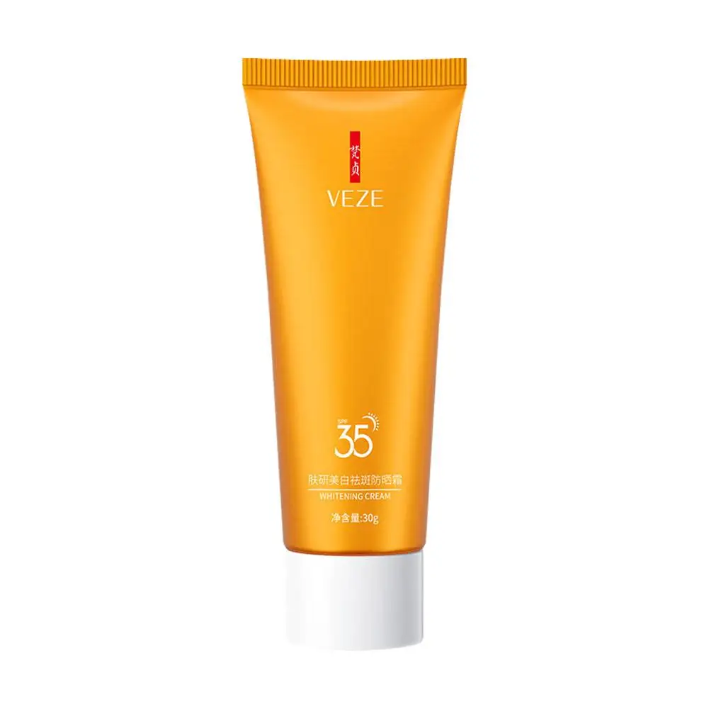 Crème solaire blanchissante pour le visage et le corps, soin de la peau, anti-âge, anti-âge, anti-poussière, huile, C6M5, éventuelles F 35