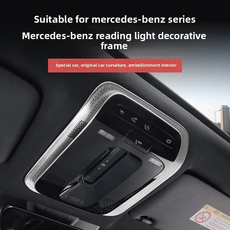 

For Mercedes-Benz W214 E W206 C X254 GLC V295 EQE interior modified reading light horn cover strip For E 24-25 C 22-25 GLC 23-25