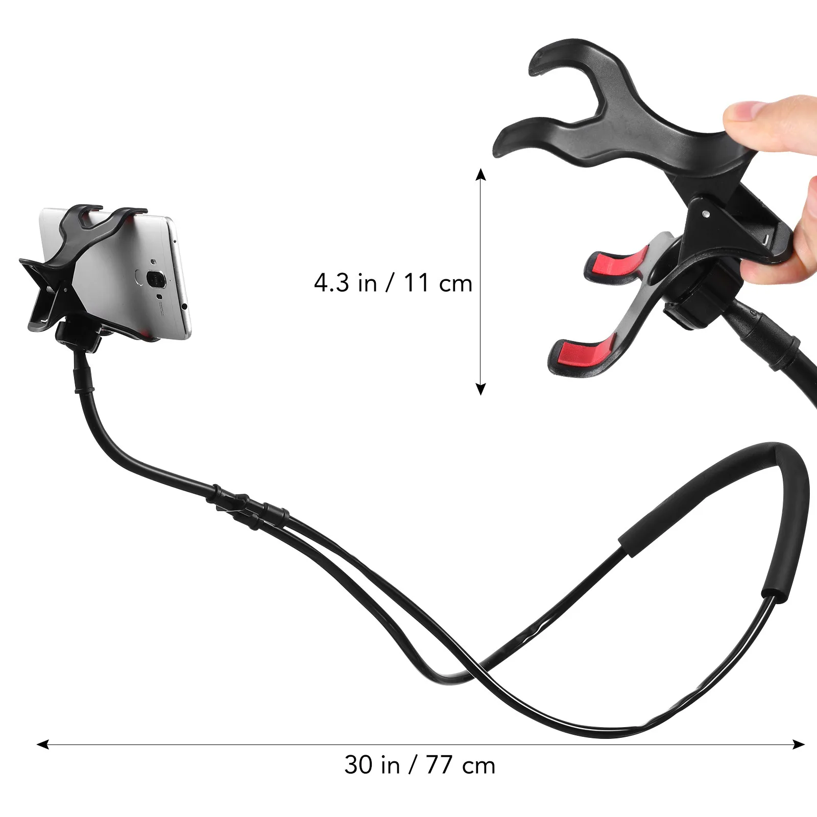 1Pcs Flexible Neck Hanging Phone Holder Adjustable Lazy Bracket for Hands-Free Use While Lying Sitting Standing Watching Movies view 4