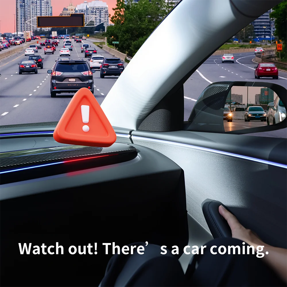 عرض الإضاءة المحيطة للسيارة لطراز تسلا 3 هايلاند/الطراز Y 2017-2025 قمرة القيادة ضوء الزخرفية تعديل ملحقات السيارة #6