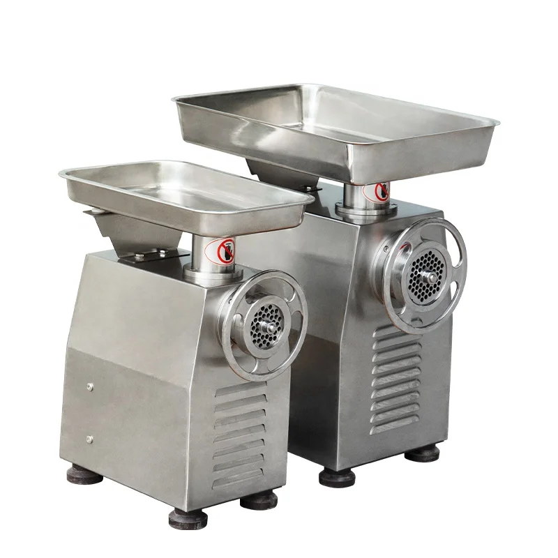 Commercial Industrial Electric Stainless Steel Meat Grinder High Power Multifunctional Frozen Fresh Meat Pepper Grinder