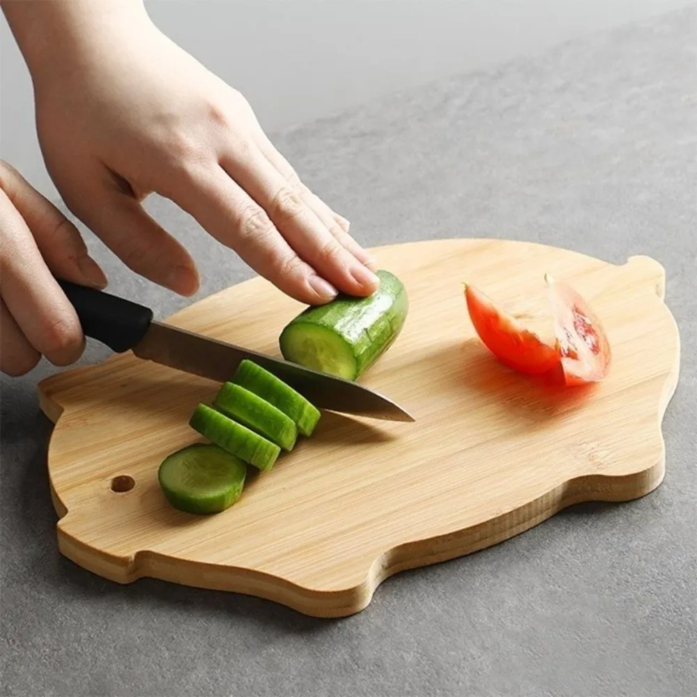 

Eco-Friendly Pig Shape Wooden Cutting Board Fish Shape Creative Food Chopping Board‌ Cutting Board Mats Kitchen