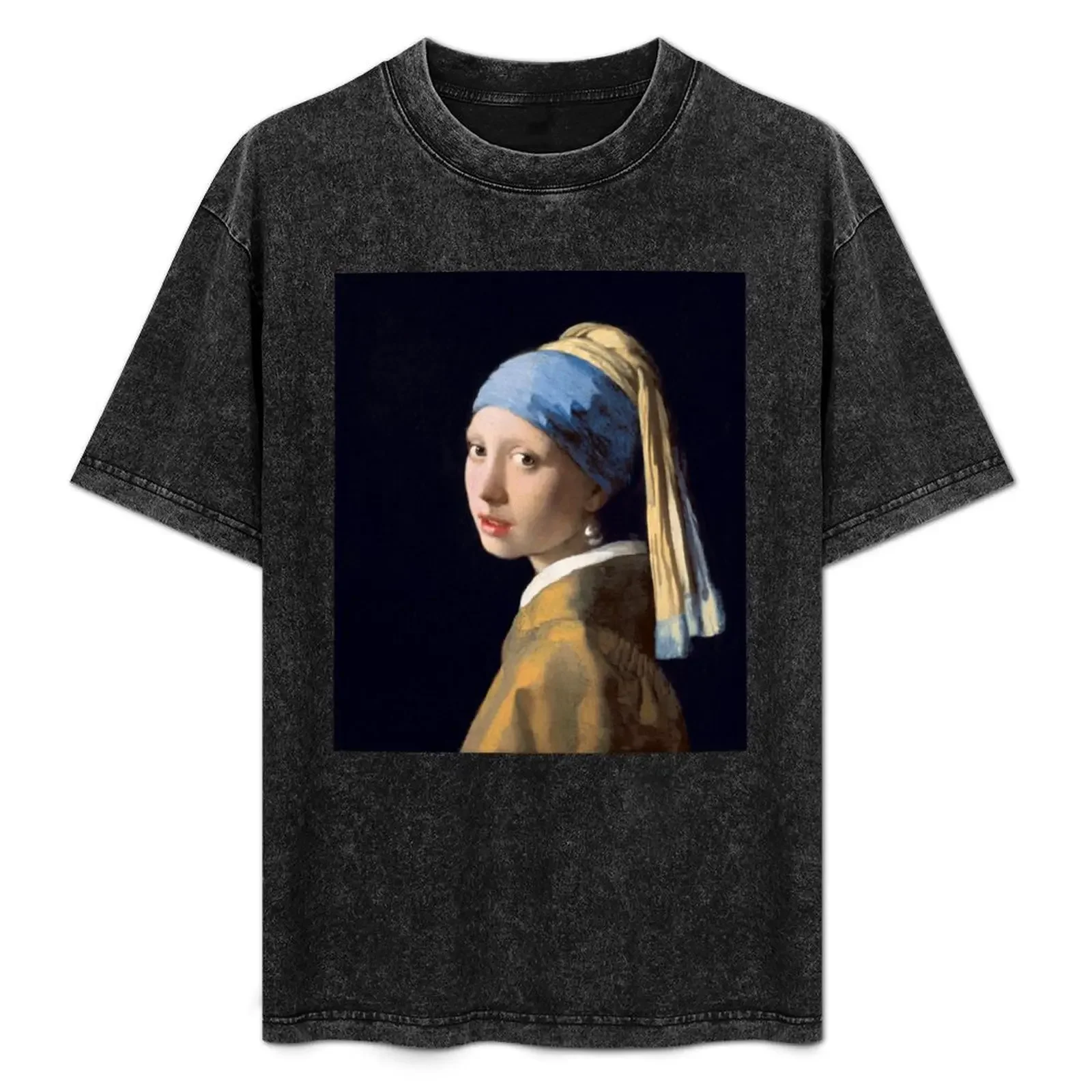The girl with the pearl of Johannes Vermeer T-Shirt t shirt men 100% cotton luxury brand t shirts designer T-Shirt