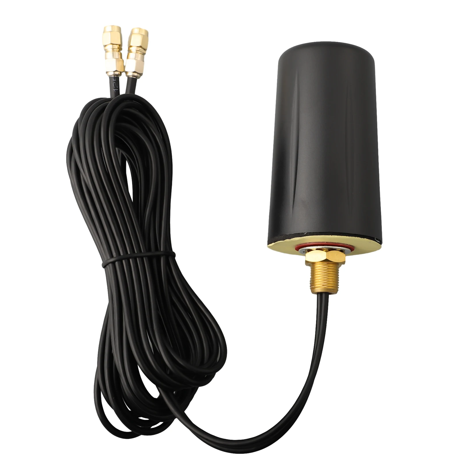 Kit de antena externa para veículo, exterior, interno, tipo rg174, 1 peça, cabo de 3 metros, 4.8x4.8x8.2 cm, antena móvel de banda larga