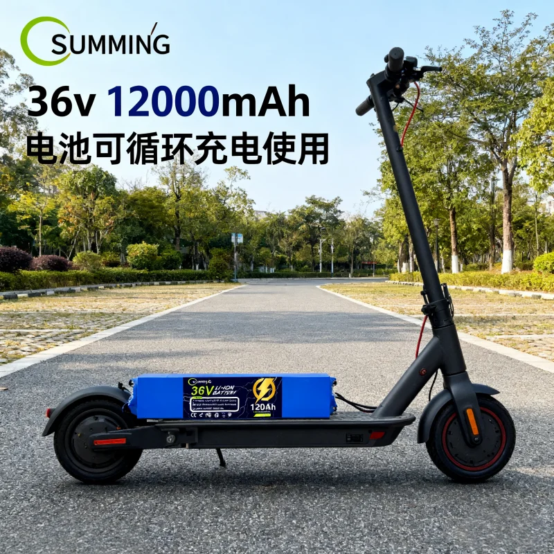 

Genuine summing 36V 120Ah ⚡ 10s2p Battery Packs Rechargeable Lithium Ion Battery for Electric Self Balancing Scooter