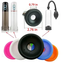 Universal Silicone Sleeve Cover Penis Pump  Accessories Vacuum Cylinder Cock Enlarger Seal Donut Sex Toys Replacement Parts Man