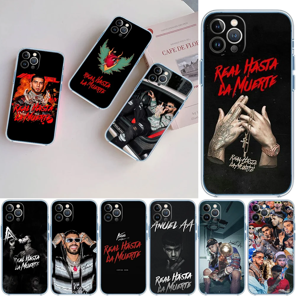 IX44 Anuel AA funda de teléfono transparente para Moto Edge 20 30 S30 40 50 Fusion Plus Pro Lite Neo Ultra G Stylus Play
