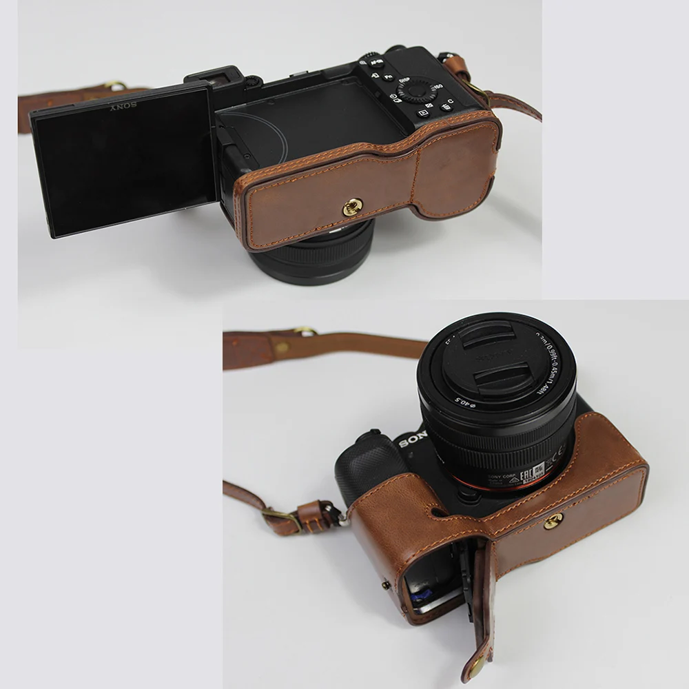 Чехол-накладка из искусственной кожи для SONY A7C