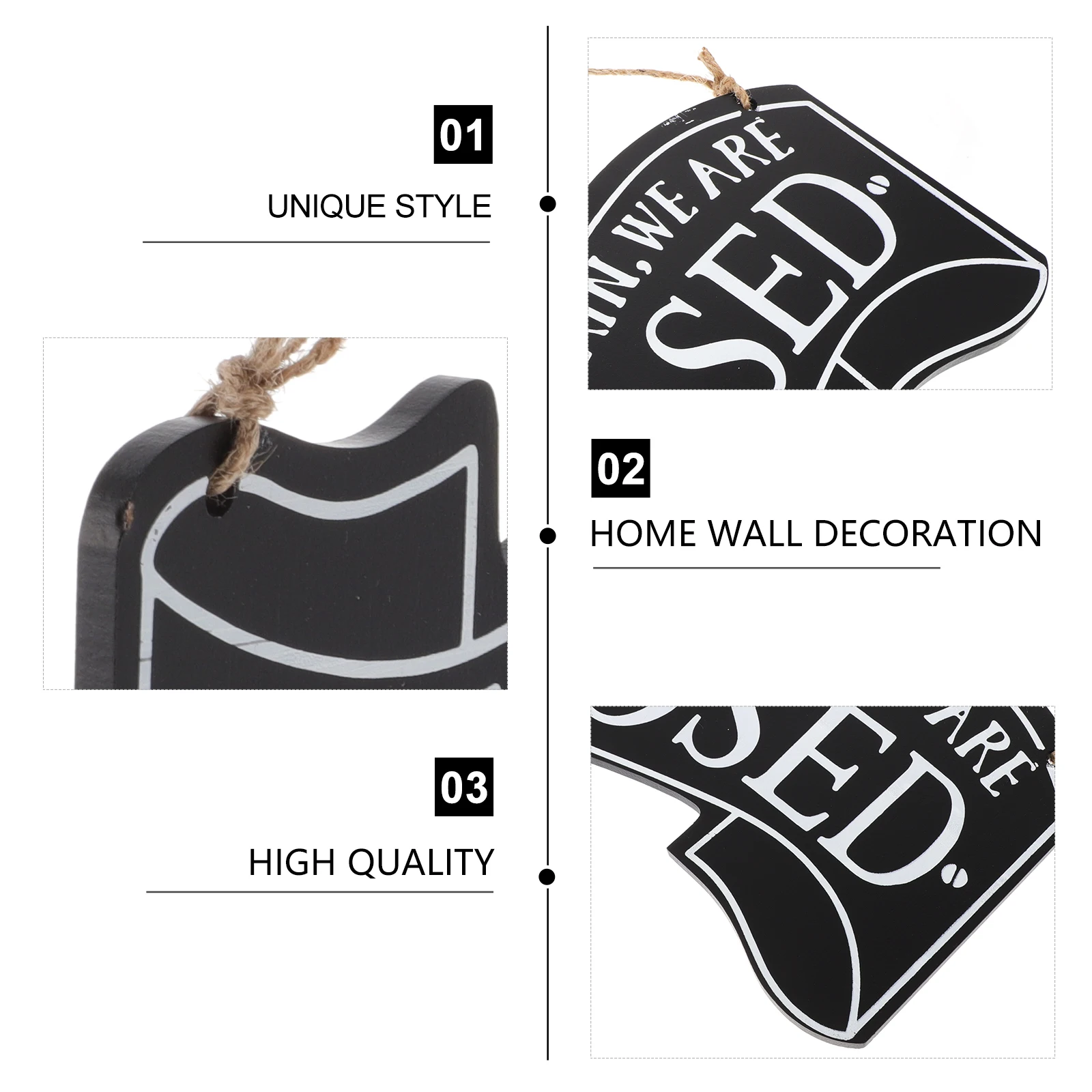 لافتة باب خشبية عتيقة مفتوحة وإغلاق علامة معلقة لمقهى بار متجر جدار نافذة الديكور الخشب علامة ترحيب الباب معلقة اللوحة #1