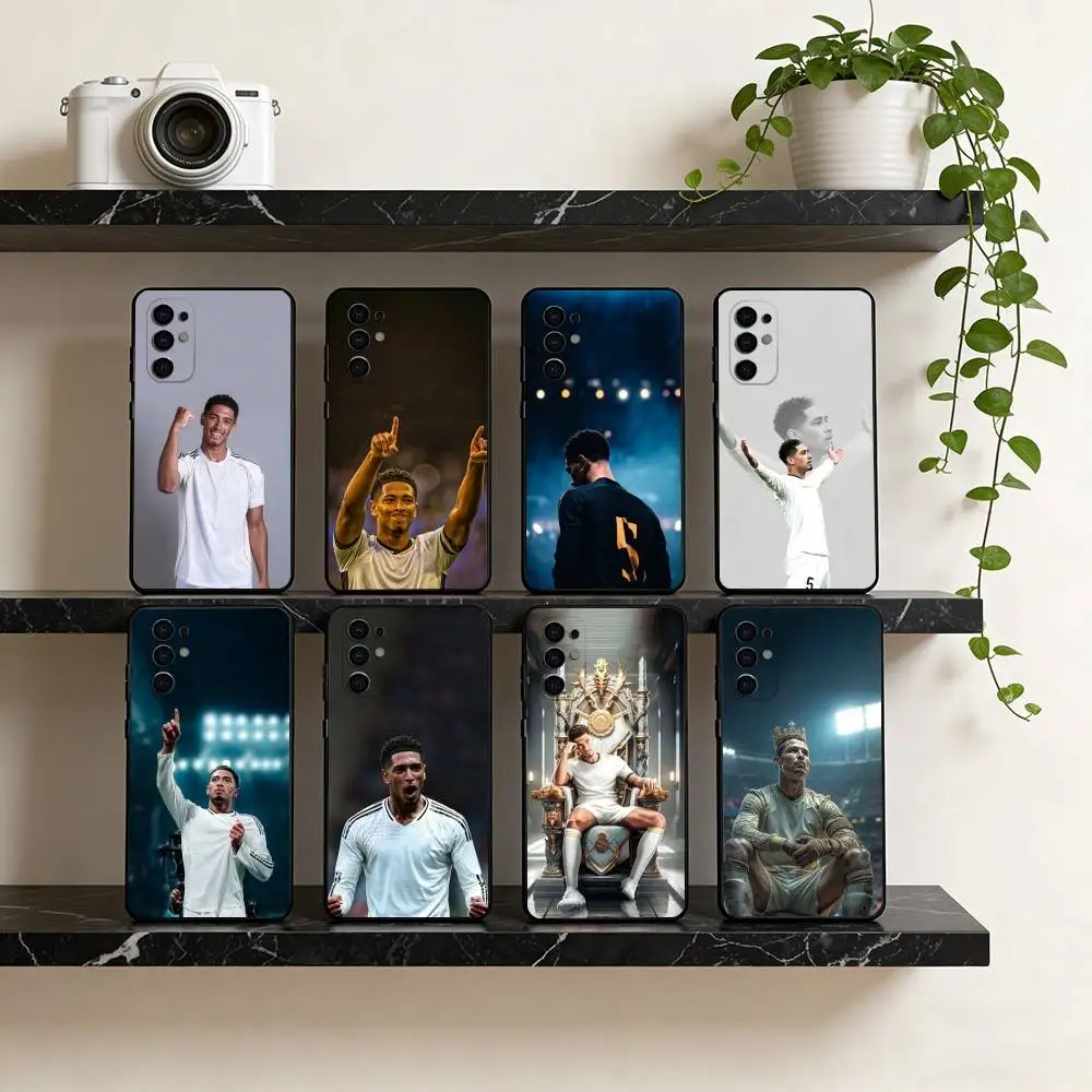 J-Jude B-Bellingham  Phone Case For Samsung S26,S25,S24,S23,S22,S21,S30,Ultra,Plus,Fe,Lite,Note,10,Black Cover
